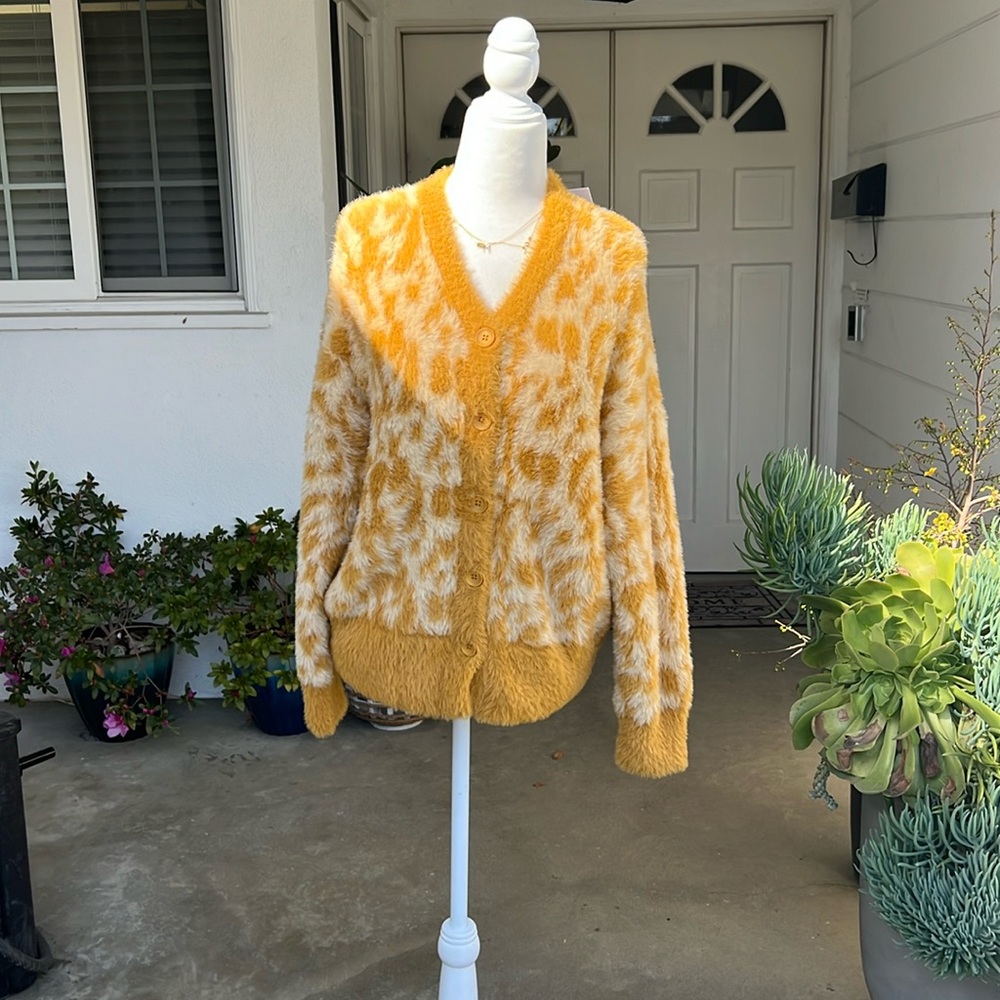 Moussy Jacquard Knit Cardigan